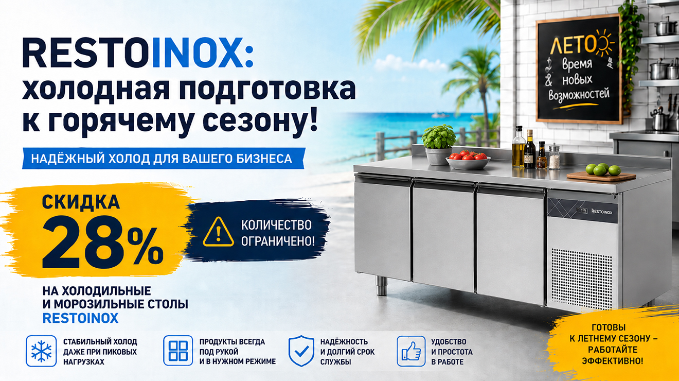 RESTOINOX: холодная подготовка к горячему сезону