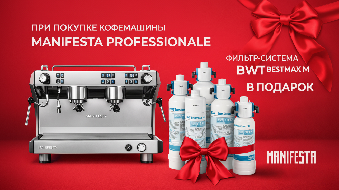 Фильтр в подарок к кофемашине Manifesta Professionale